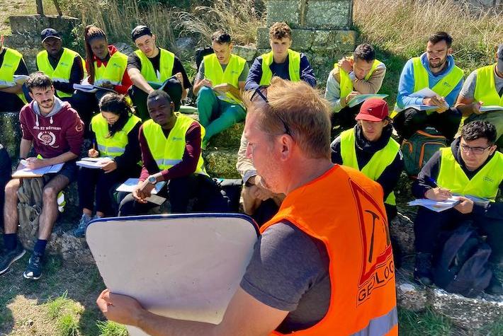 PEPD students during their field placement in the Alès and Cévennes region