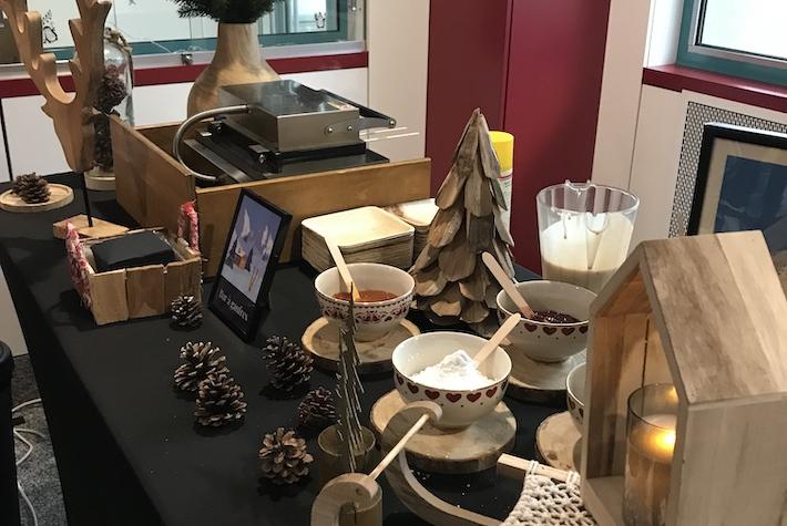 Waffles stand at IFP School
