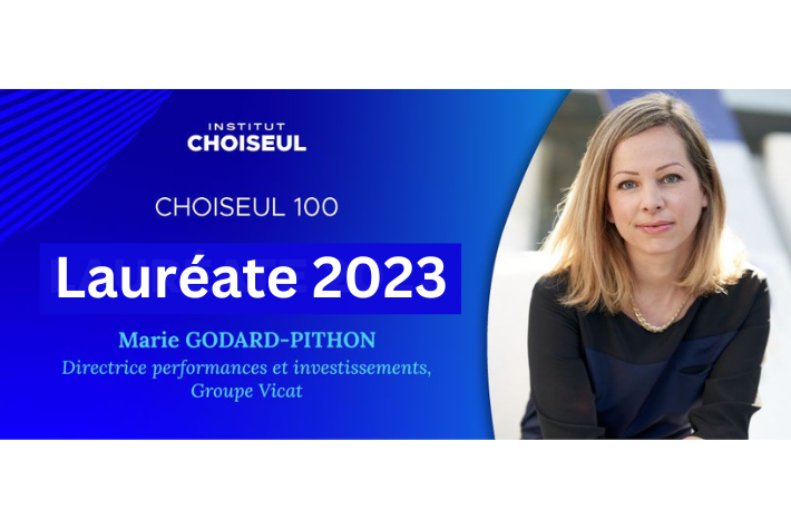 Marie Godard Pithon, lauréate du classement Choiseul 100