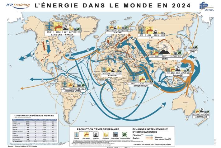 Carte des flux énergétiques 2024