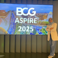 Heba Al-Madhagi au BCG Aspire Workshop