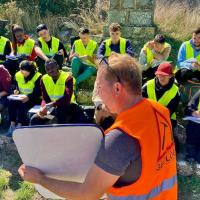 PEPD students during their field placement in the Alès and Cévennes region