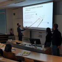 Photo caption: "Machine learning" project defense, December 16, 2022