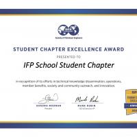 SPE Student Chapter Excellence Award 2020