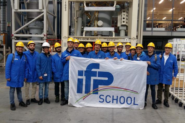 Groupe d'étudiants d'IFP School en Norvège