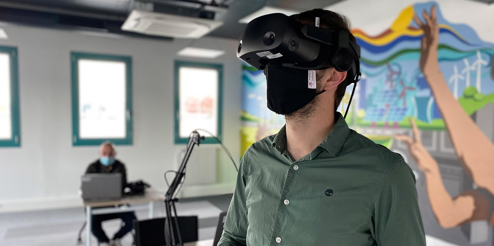 Lab e·nov's VR room